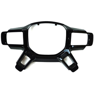 Gloss black air vent surround trim detail for Defender interior