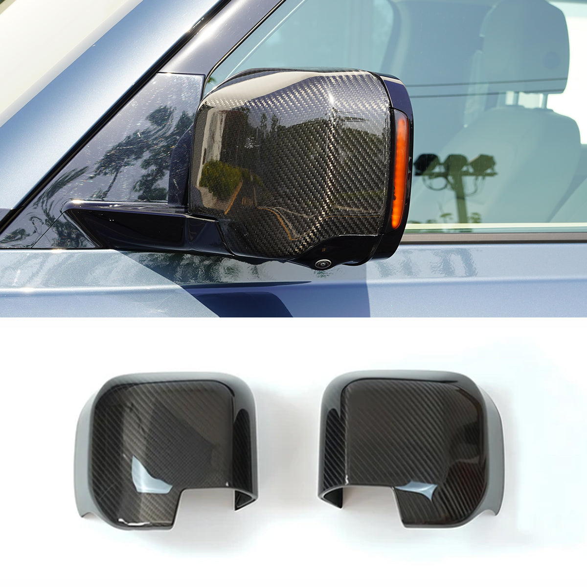 Defender Carbon Fibre Mirror Cover Replacement Part