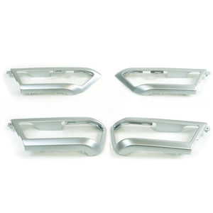 Pearl nickel door handle interior cover trim for Land Rover Defender