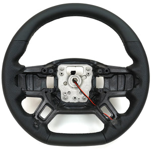 Defender flat bottom steering wheel side profile view
