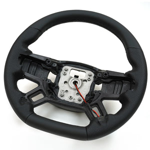 Premium stitching detail Defender steering wheel luxury finish