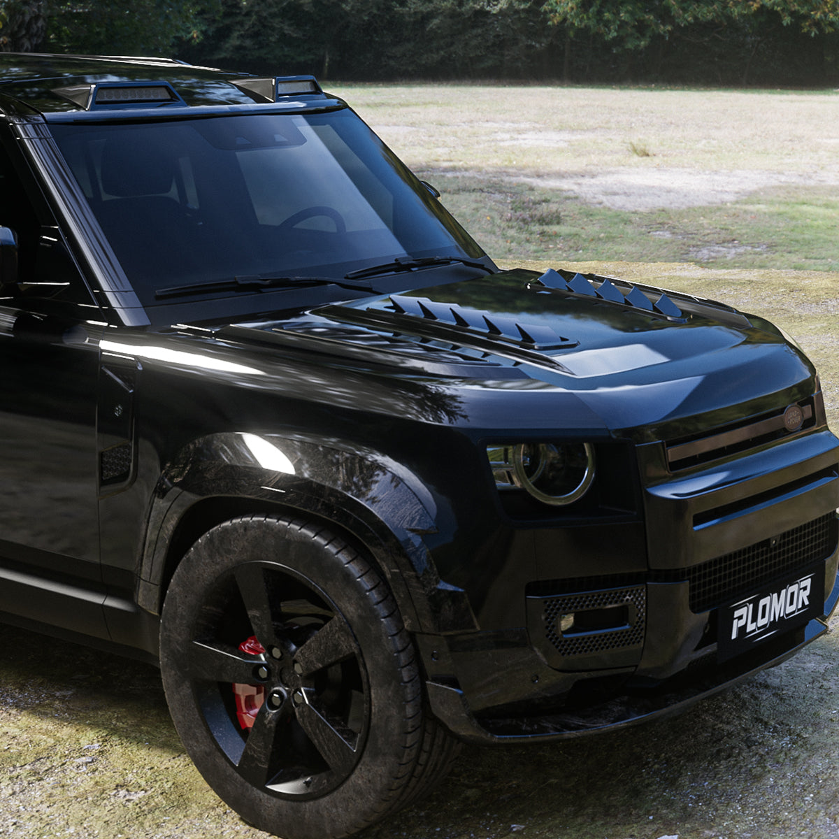 Defender L663 right A-pillar trim