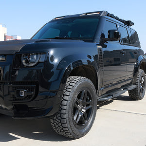 Side View of Front Bumper Splitter Corner Trim for Defender L663