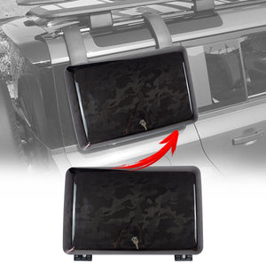 PLOMOR Camouflage Carbon Fibre Side Storage Box for Defender L663
