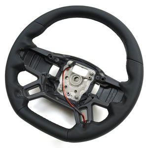 Defender L663 flat bottom steering wheel side profile view