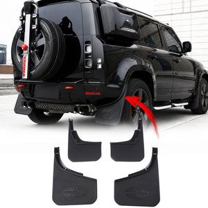 PLOMOR UK flag mud flaps for Land Rover Defender L663