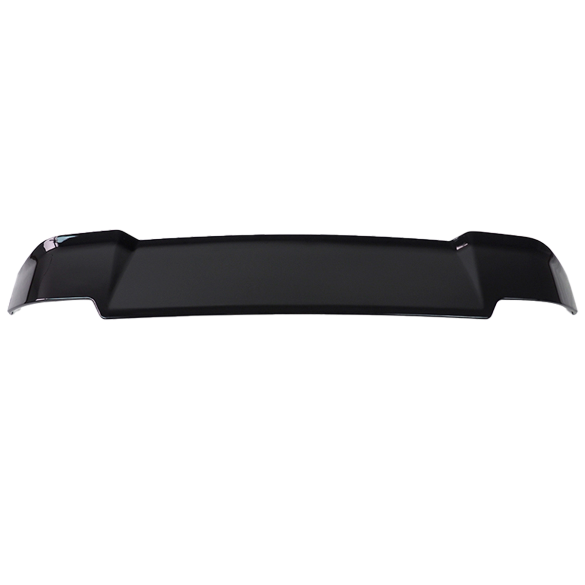 Land Rover Defender L663 rear roof spoiler in gloss black ABS – side view
