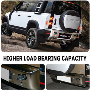 Gloss Black Rear Tow Hooks for Land Rover Defender L663