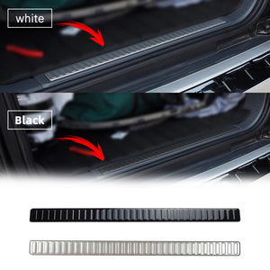 PLOMOR aluminium rear trunk sill protector for Land Rover Defender L663