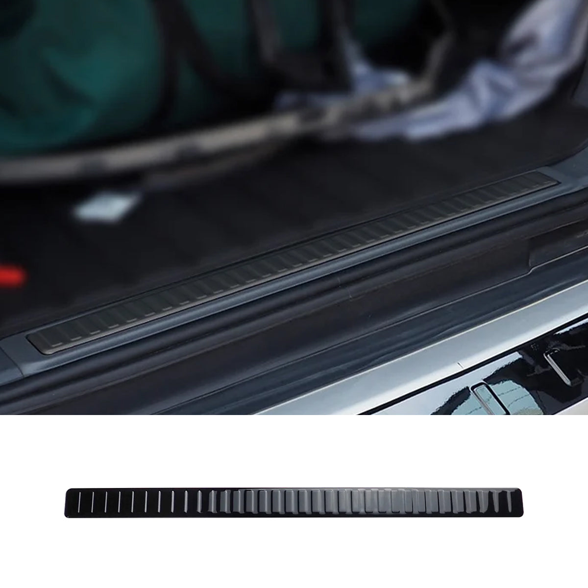 PLOMOR aluminium rear trunk sill protector for Land Rover Defender L663