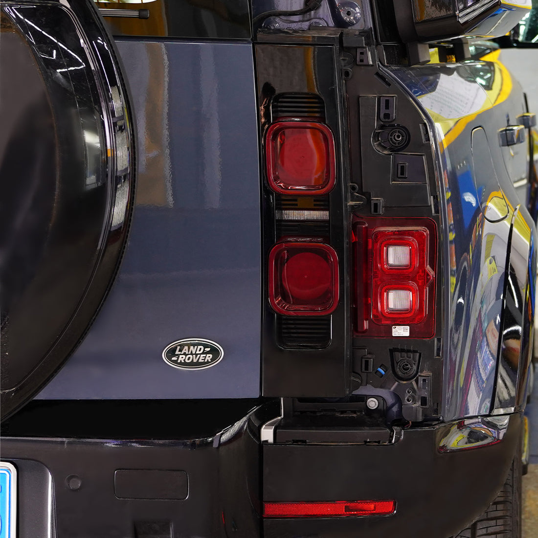 PLOMOR Smoked Tail Lights for Land Rover Defender 90/110 (L663)