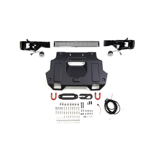 Reinforced frame metal bumper design for Land Rover Defender