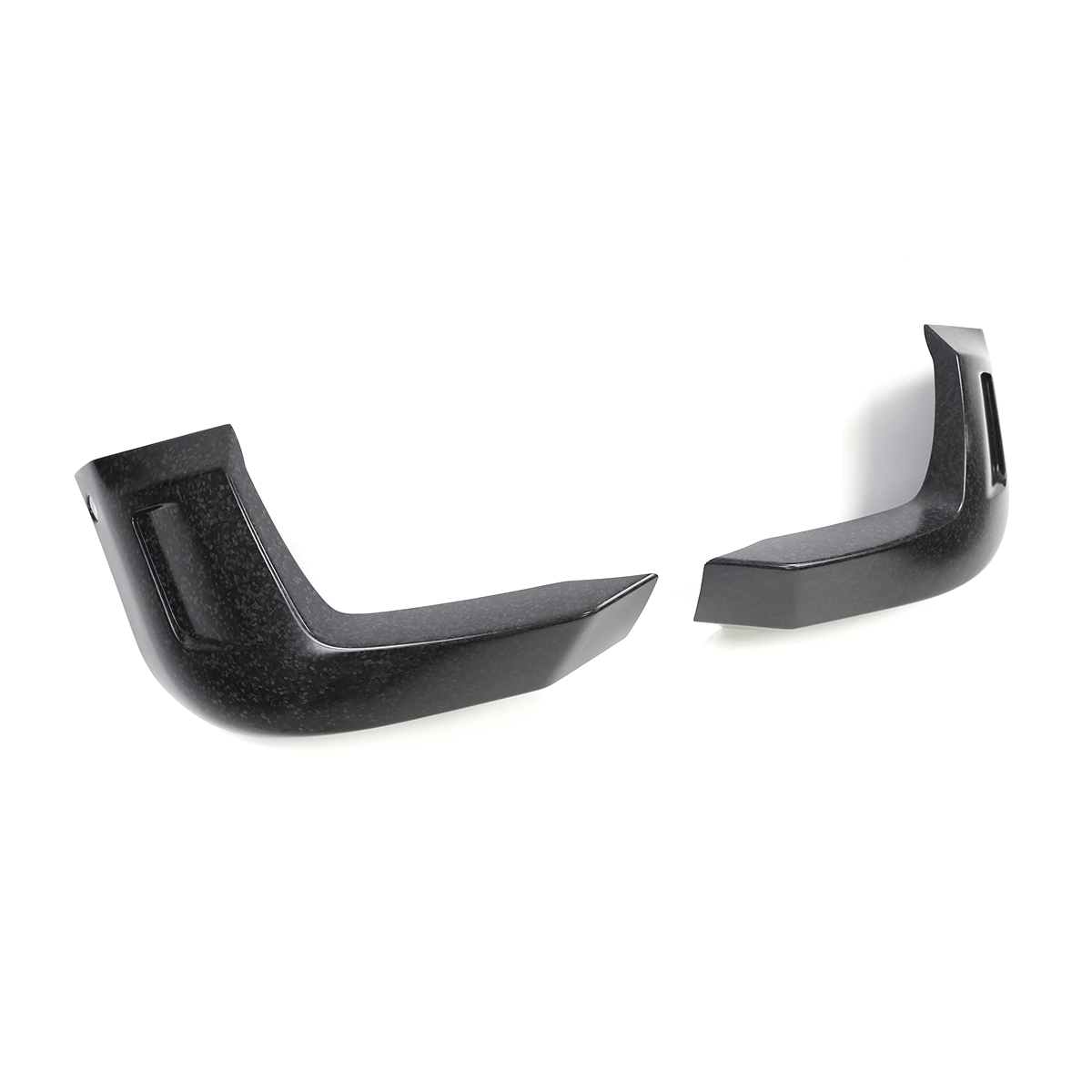 Defender OCTA Style Forged Carbon Front Splitter Corner Extension Design