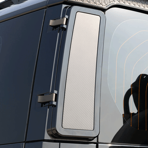 Installed rear storage box on Land Rover Defender for off-road use