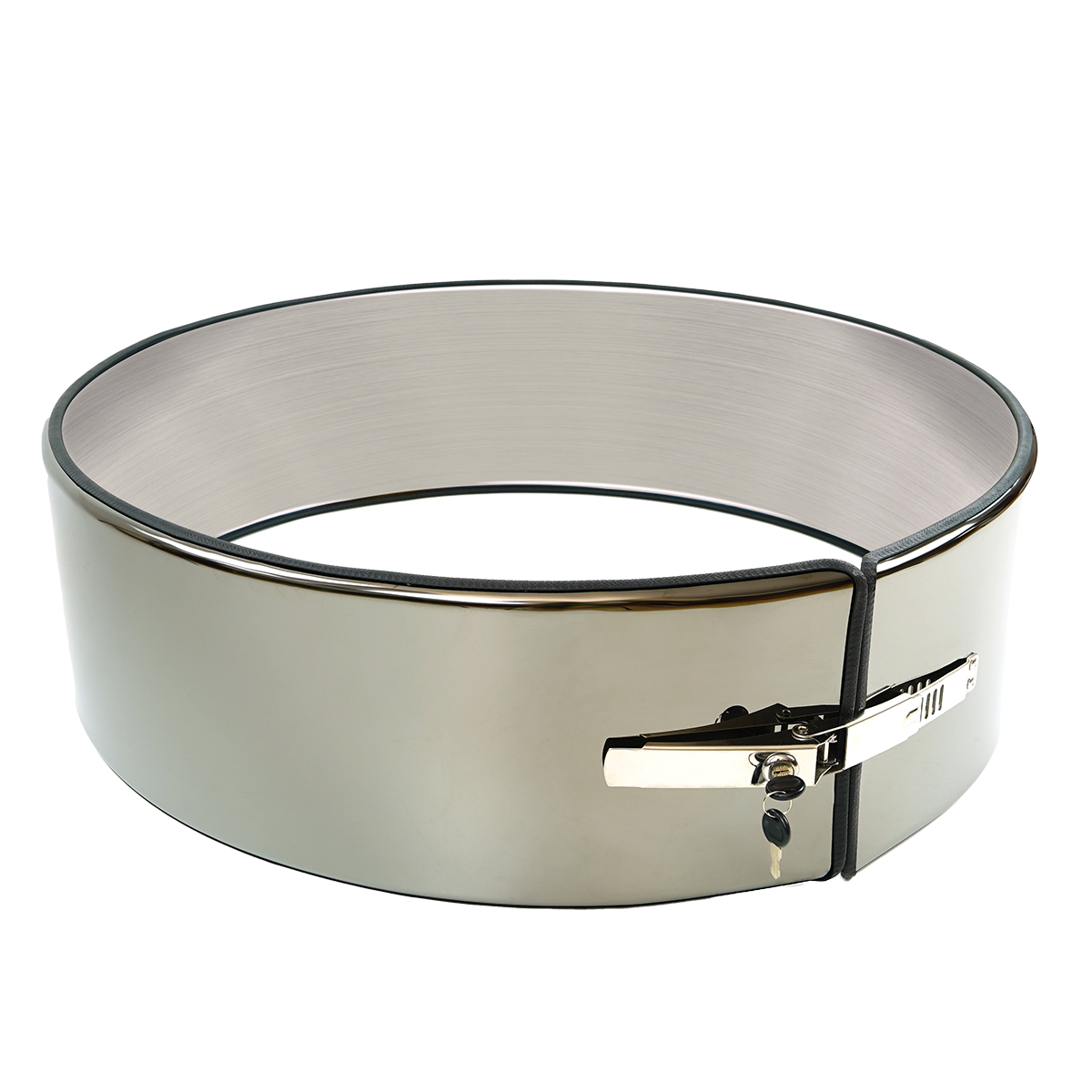 Close-Up of Silver Land Rover Defender 22 Inch Spare Wheel Lock Ring