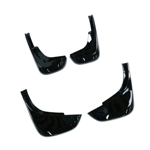 Defender wheel arch kit installed front view OEM fit ABS fender flares