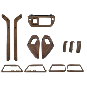 Defender walnut wood dashboard trim kit OEM fit