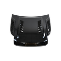 Dynamic gloss black hood OEM fit overview for SUV exterior upgrade