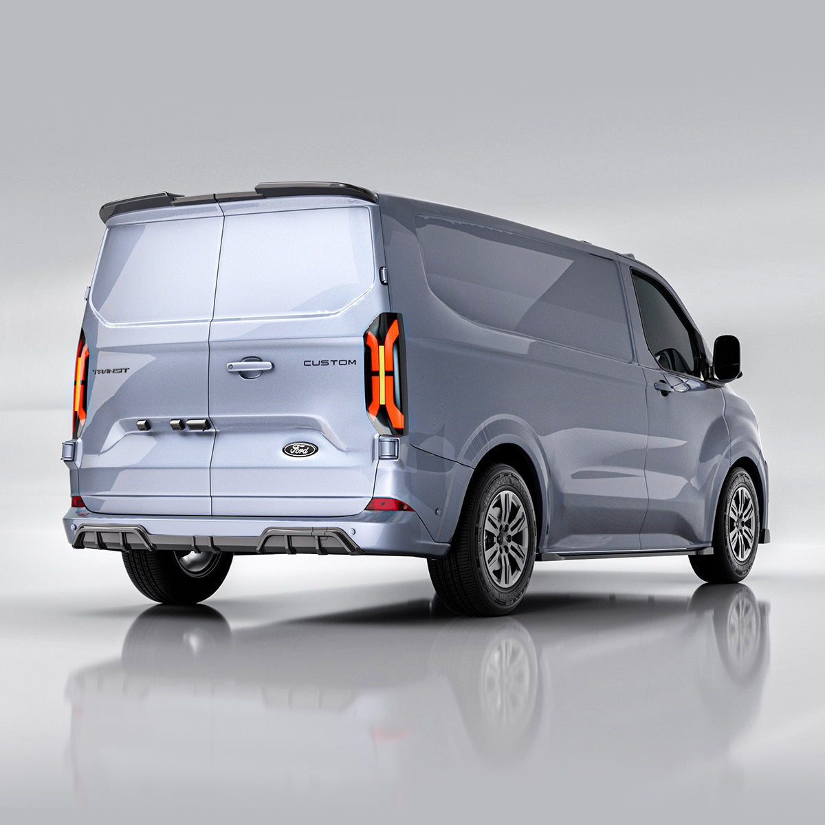 Ford Transit Gloss Black Body Kit Surface Detail