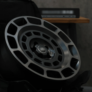 Lightweight forged aluminium OCTA wheel material close-up high strength alloy