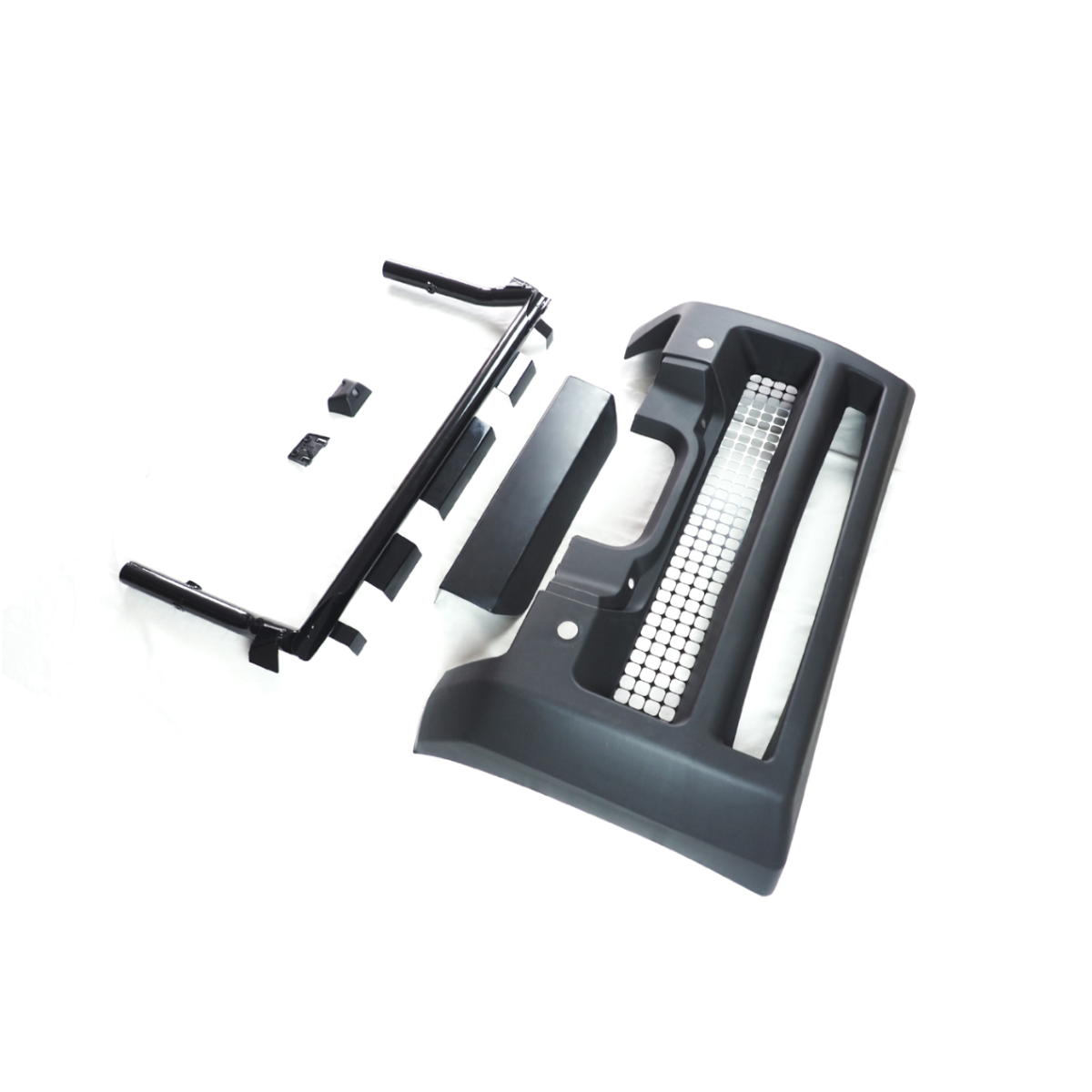 Front bumper off road protection bar installed vehicle OEM style fit