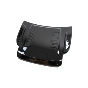 Gloss black engine bonnet lightweight design durable automotive upgrade