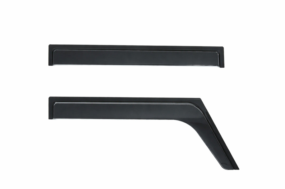 Suitable for all weather, including harsh conditions. - PLOMOR Ineos Grenadier Side Window Deflectors 4PCS (2023–2025) | Matte Black Rain Guards & Sun Visors