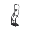 Heavy-duty carbon steel rear tailgate ladder rack for INEOS Grenadier 2023+, designed for off-road use and improved rear access.