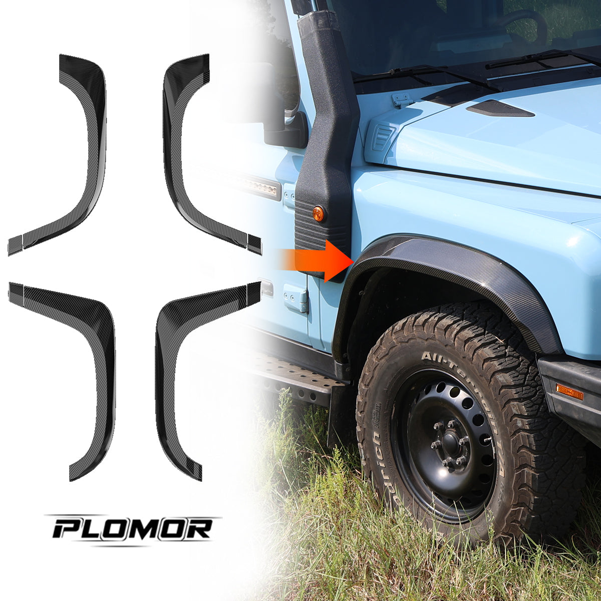 INEOS Grenadier Carbon Fibre Fender Flares