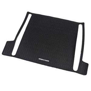 PLOMOR cargo liner installed in Ineos Grenadier rear trunk cargo area