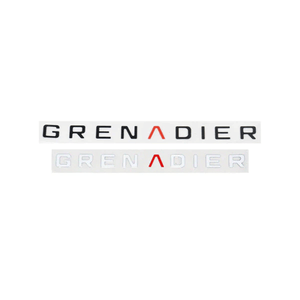 UV resistant gloss coating protects Ineos Grenadier decals from colour fading