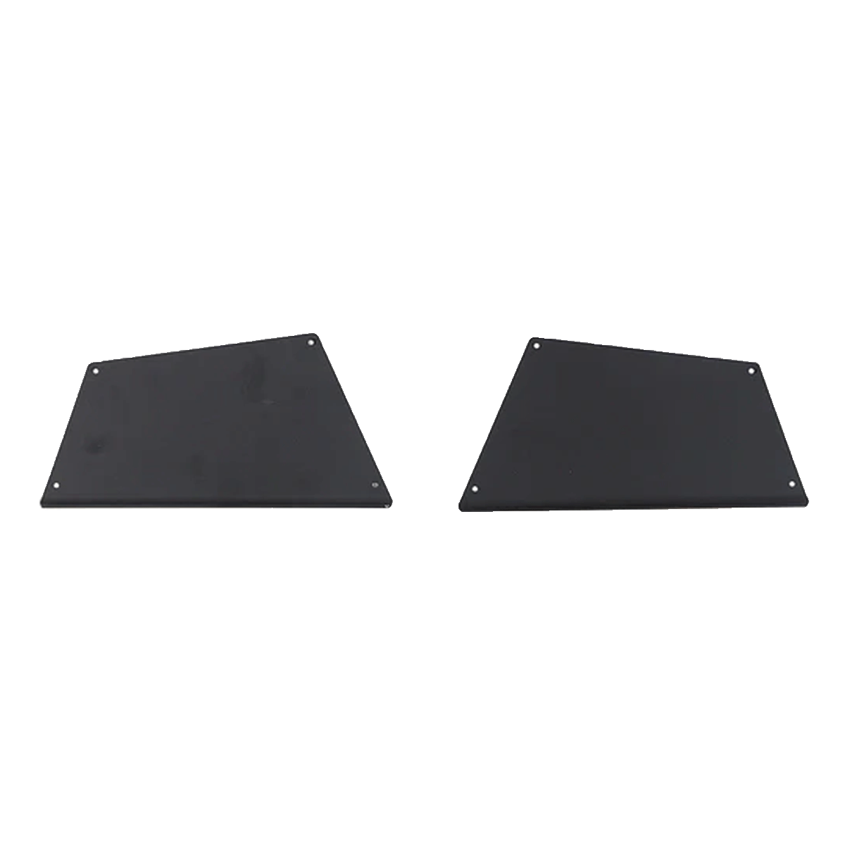 PLOMOR Front Bumper Corner Step Covers for Ineos Grenadier in Black Anodized Aluminum