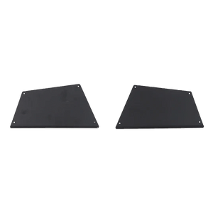 PLOMOR Front Bumper Corner Step Covers for Ineos Grenadier in Black Anodized Aluminum