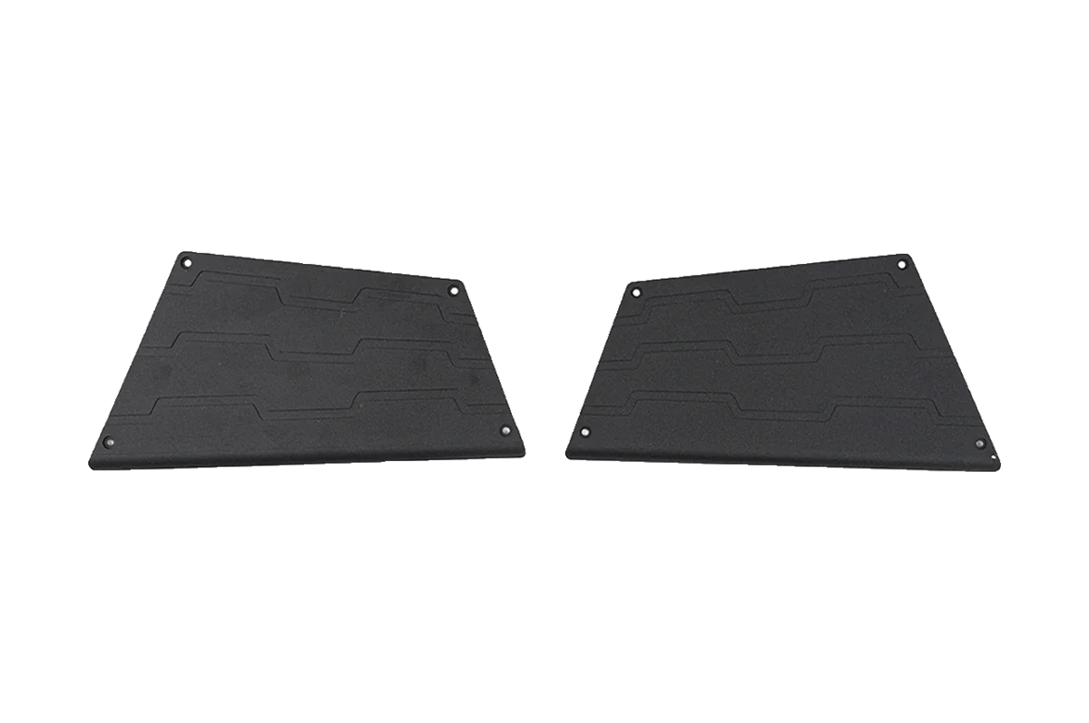 Heavy-Duty Aluminium Construction - PLOMOR Front Bumper Corner Step Plate Covers for INEOS Grenadier 2022-2026 | Black Anodized Aluminium Protection