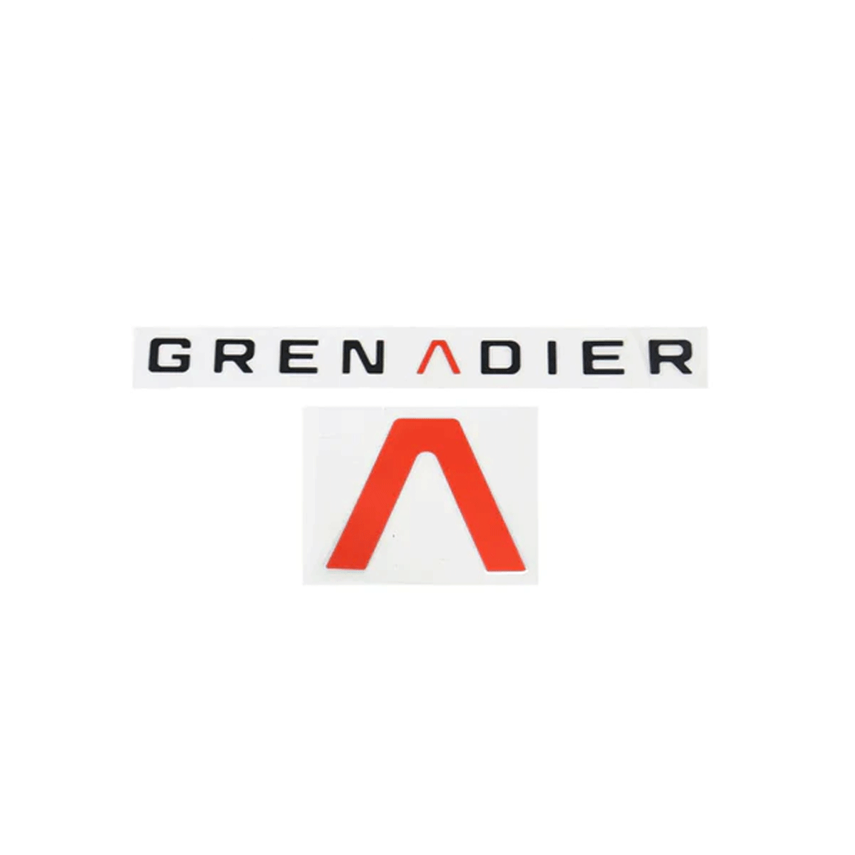 Weatherproof Ineos Grenadier decals resistant to rain mud and high pressure washing