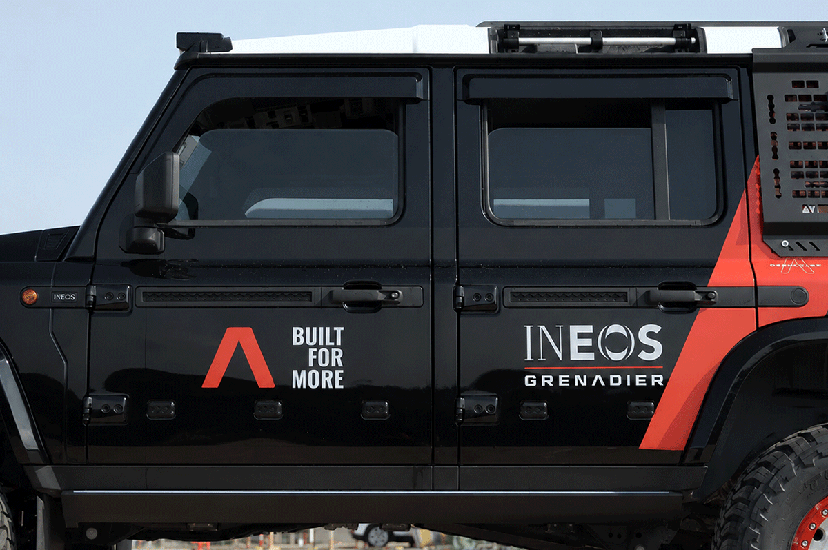 Improved Airflow - PLOMOR Offroad Window Deflectors for INEOS Grenadier 2023–2025 | 4-Piece Rain Guards & Sun Visors