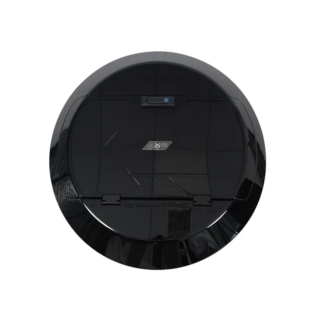 “Solid black spare wheel cover for INEOS Grenadier, durable weather-resistant custom protection.”