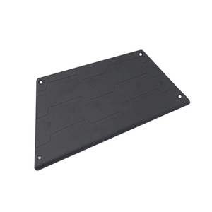 Stamped aluminium alloy bumper step plate cover for INEOS Grenadier off-road use