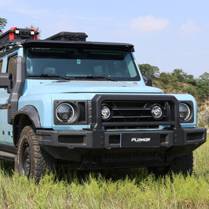 INEOS Grenadier Steel Front Bumper Front View