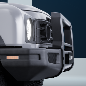 Bolt-on heavy duty front bumper installation kit for INEOS Grenadier Station Wagon and Quartermaster