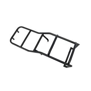 Rear view of heavy-duty tailgate ladder rack for INEOS Grenadier 2023+, featuring strong load capacity and seamless OEM-style fit.