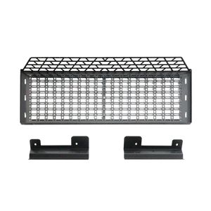 Secure placement of lightweight items on INEOS Grenadier upper rear cargo shelf without occupying valuable floor space.