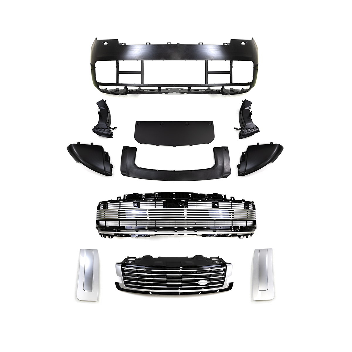 Durable injection-molded polypropylene Range Rover L460 SV-style body kit structure