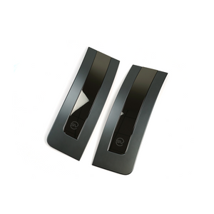 Range Rover L460 night city driving carbon fiber vent trim installed