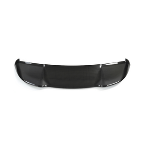 Range Rover L460 carbon fiber roof spoiler installed rear view gloss finish
