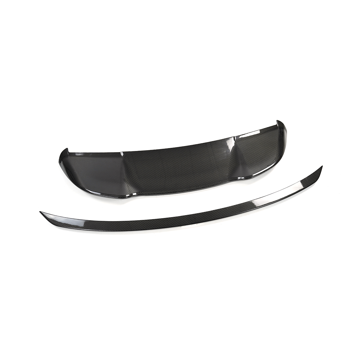 Range Rover L460 carbon fiber roof spoiler top view OEM fit wing kit