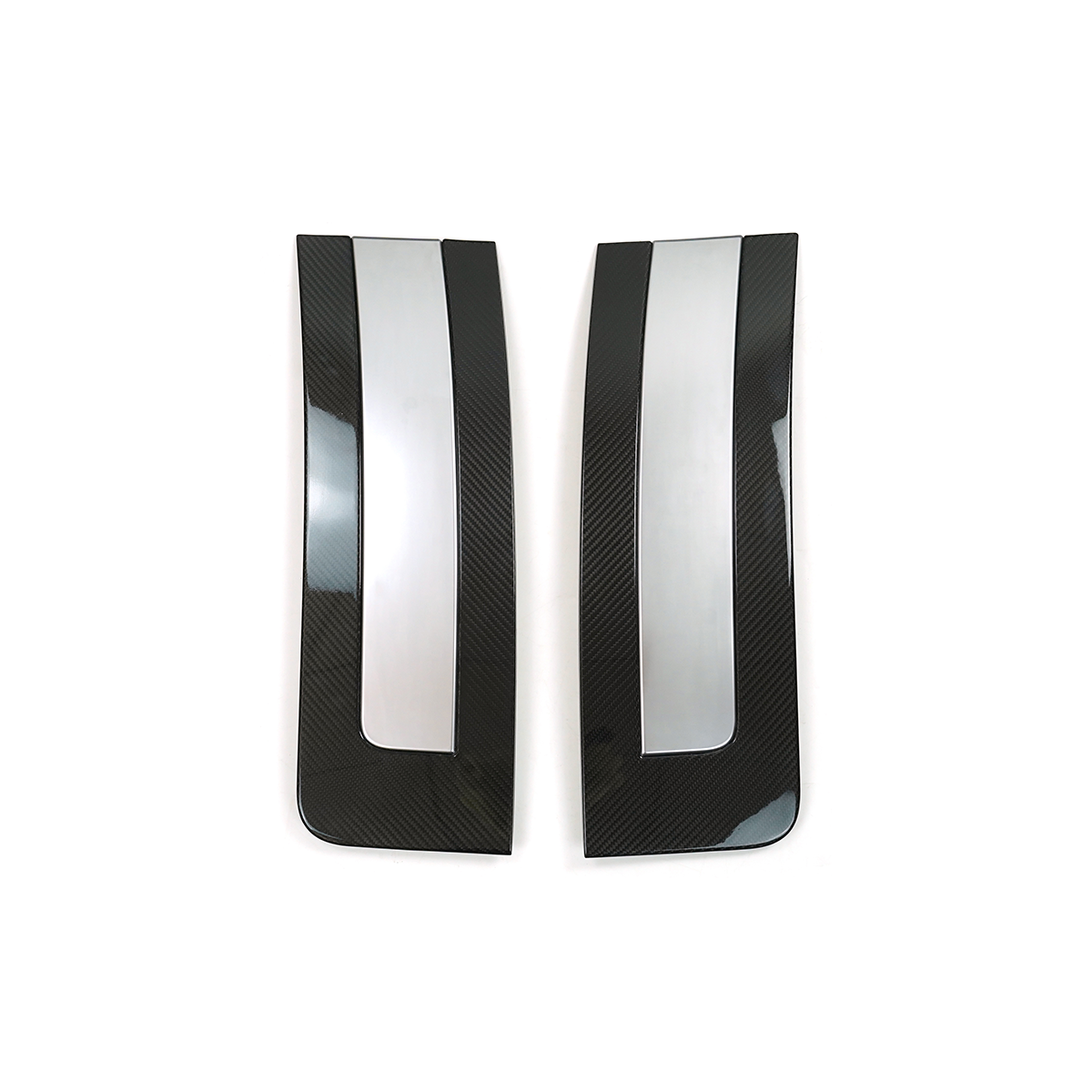 Range Rover L460 off road carbon fiber side vent trim installed rugged styling