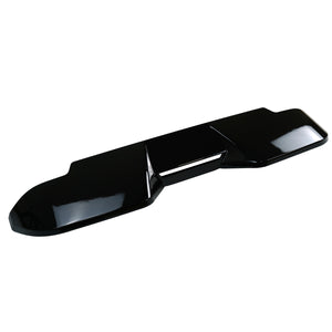 Piano black ABS rear roof spoiler for Defender L663 detail