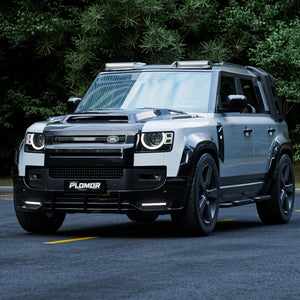 LC250 front push bar with dual LED light bars