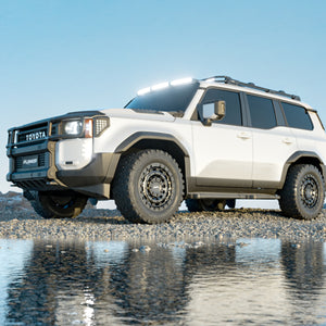 Toyota Land Cruiser 250 front wheel arch fender flare installed